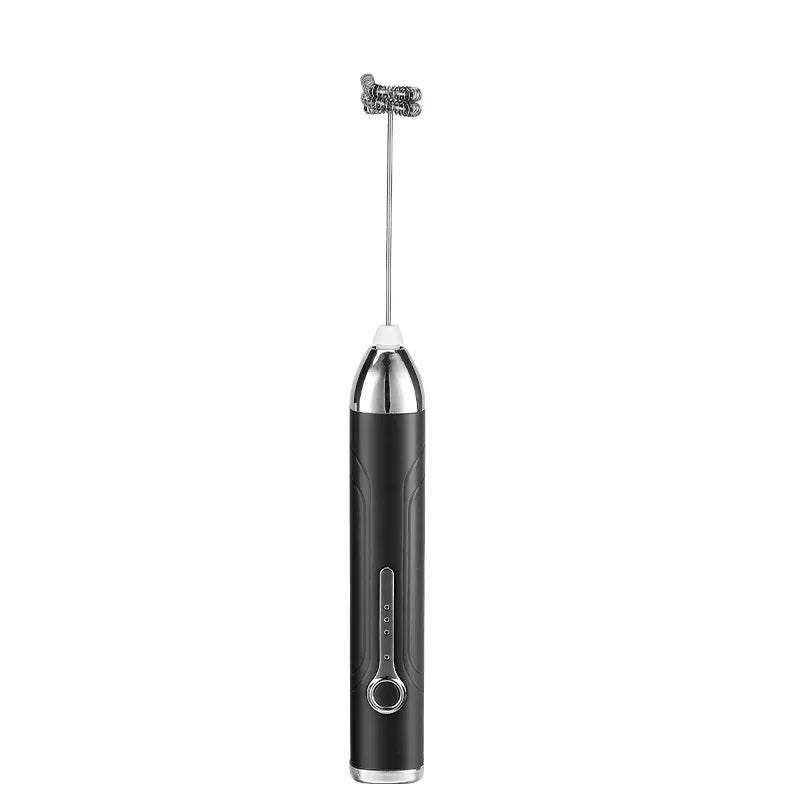 Wireless Type-C Rechargeable 3-speed Mini Handheld Milk Frother Coffee Frother Portable Kitchen Cooking Tools Whisk Foam Blender
