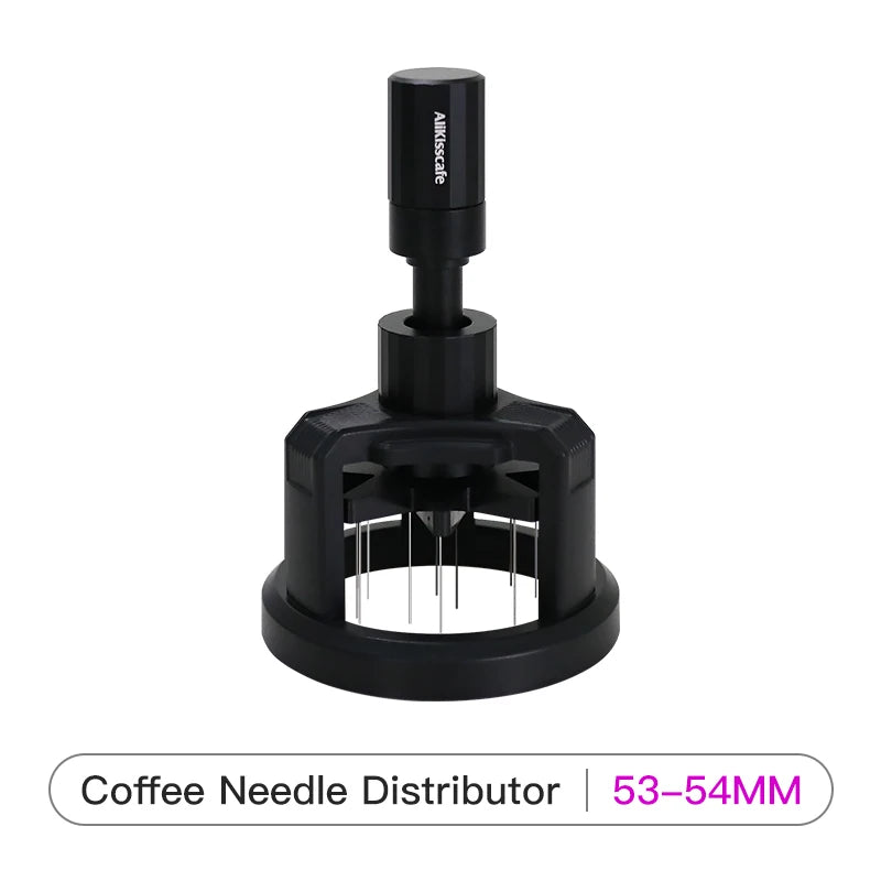 WDT Espresso Needle Distributor – Magnetic, Adjustable Depth, 51/54/58mm Barista Tool