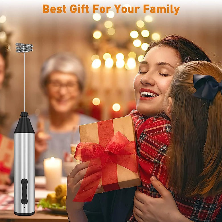 Rechargeable Electric Milk Frother & Foam Maker