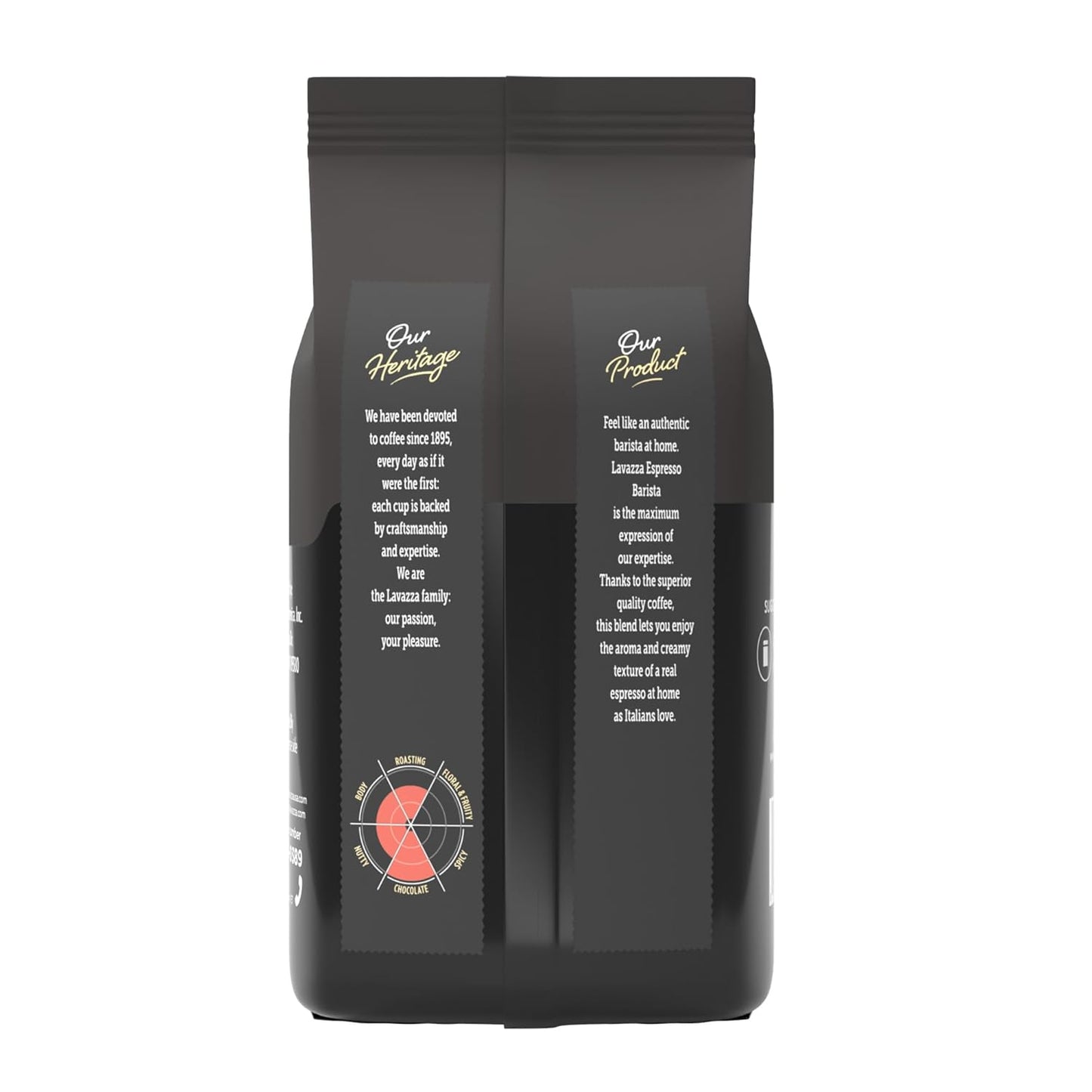 Espresso Barista Gran Crema Whole Bean Coffee Blend, Medium Espresso Roast, Oz Bag (Packaging May Vary) - 2.2 LB, 35.2 Ounce