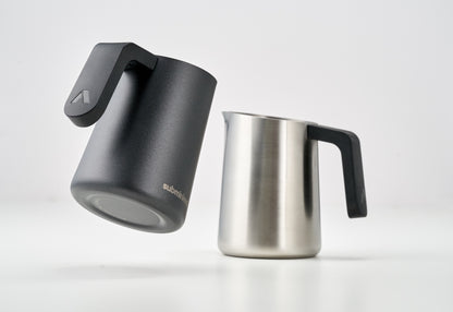 Subminimal FlowTip Latte Art Jug – Black, 450ml (15oz)