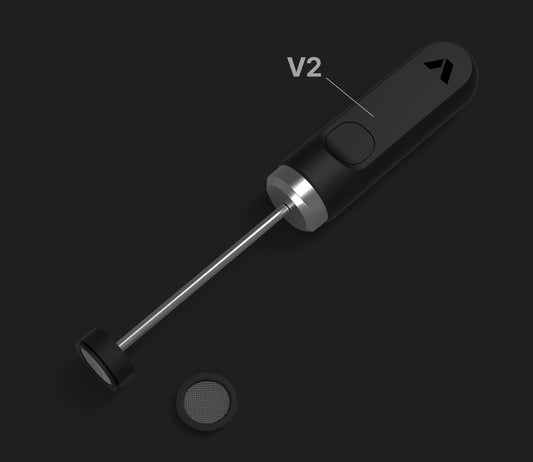 Subminimal NanoFoamer V2 Handheld Milk Frother – Café-Quality Microfoam & Latte Art at Home
