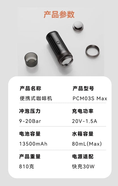 Smart espresso maker Dejess PCM03S MAX ESE pod compatibility demonstration with pod insert