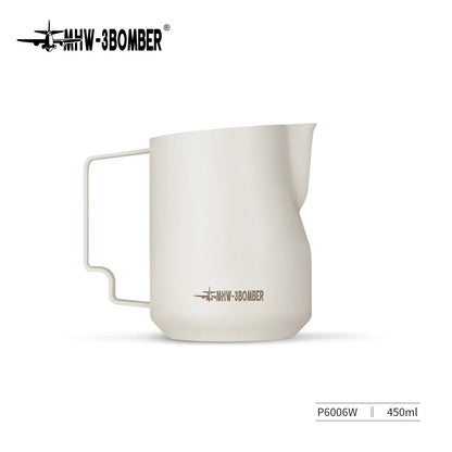 MHW-3BOMBER professional milk pitcher stainless steel base bottom view