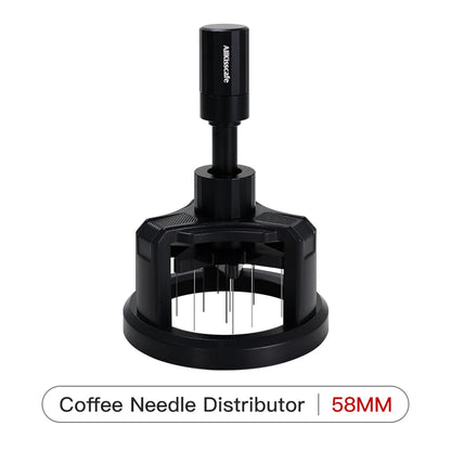 WDT Espresso Needle Distributor – Magnetic, Adjustable Depth, 51/54/58mm Barista Tool