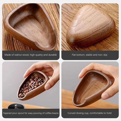 Coffee Beans Dosing Cup Trays Pottery Tea Separator Vessel Ceramic Measure Ware Espresso Bean Scoop Shovel Coffee Accessories