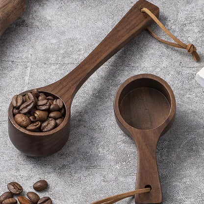 Black Walnut Coffee Measuring Spoon,Solid Wood Measuring Spoon,Several Spoons,Coffee Milk Powder Quantitative Spoon,Gram Spoon ﻿