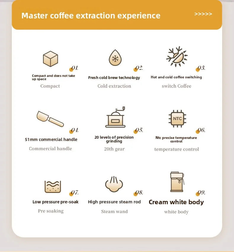 Dejess espresso machine steam wand producing silky microfoam in stainless steel milk jug