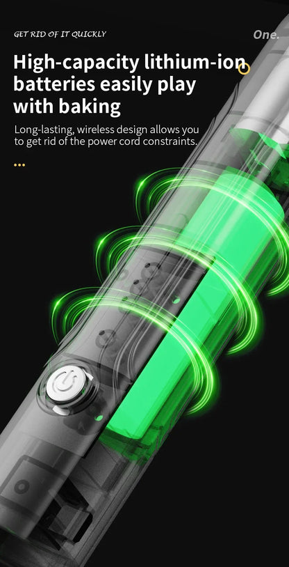 Wireless Type-C Rechargeable 3-speed Mini Handheld Milk Frother Coffee Frother Portable Kitchen Cooking Tools Whisk Foam Blender