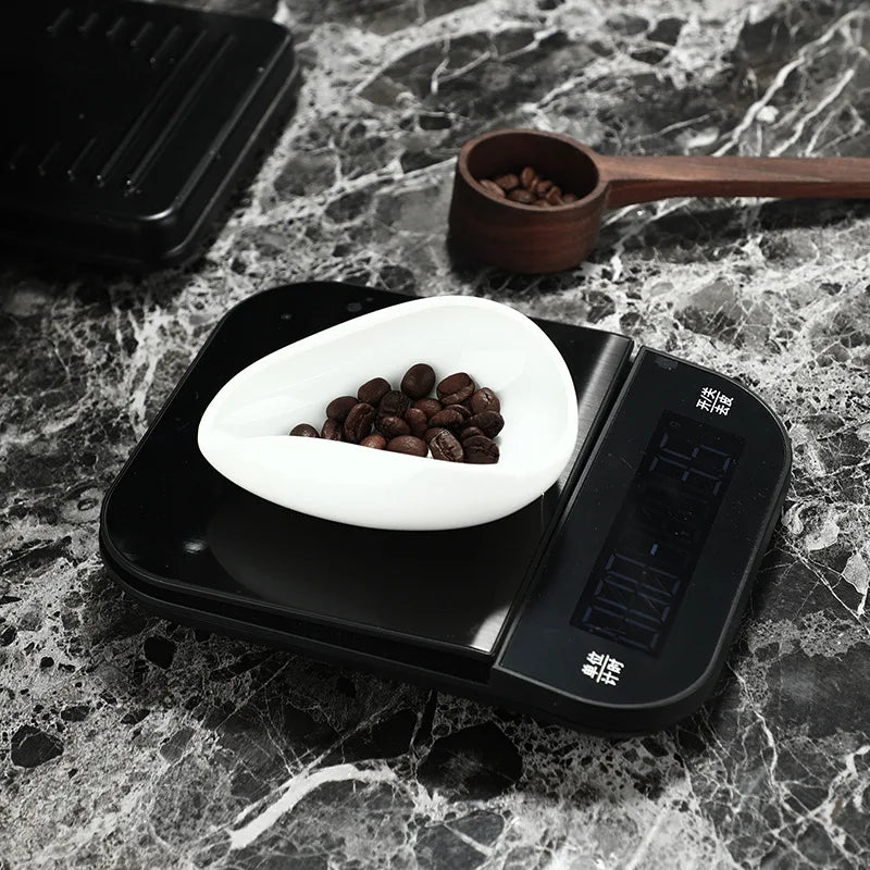 Coffee Beans Dosing Cup Trays Pottery Tea Separator Vessel Ceramic Measure Ware Espresso Bean Scoop Shovel Coffee Accessories