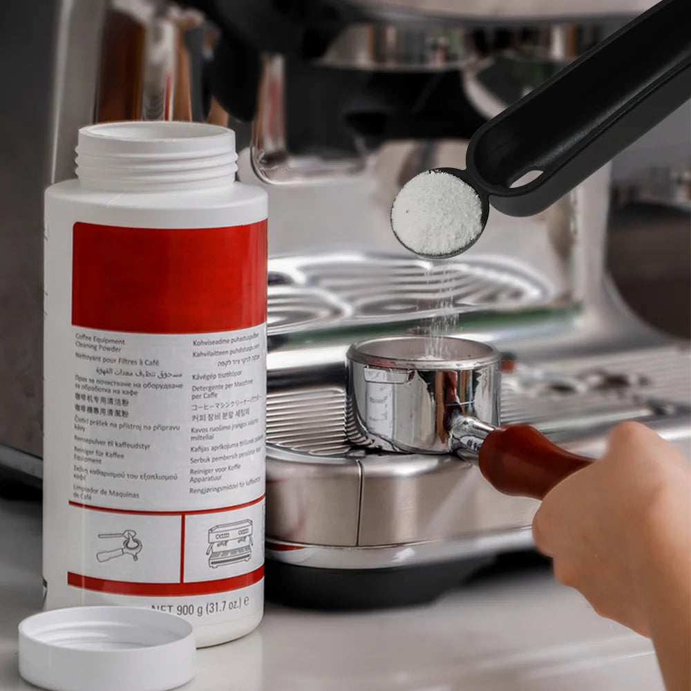 Dejess coffee machine cleaning brush product packaging and label detail