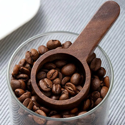 Black Walnut Coffee Measuring Spoon,Solid Wood Measuring Spoon,Several Spoons,Coffee Milk Powder Quantitative Spoon,Gram Spoon ﻿