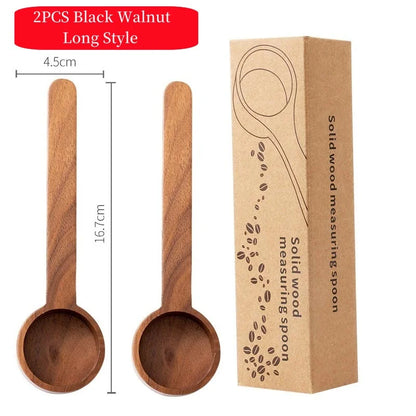 Black Walnut Coffee Measuring Spoon,Solid Wood Measuring Spoon,Several Spoons,Coffee Milk Powder Quantitative Spoon,Gram Spoon ﻿