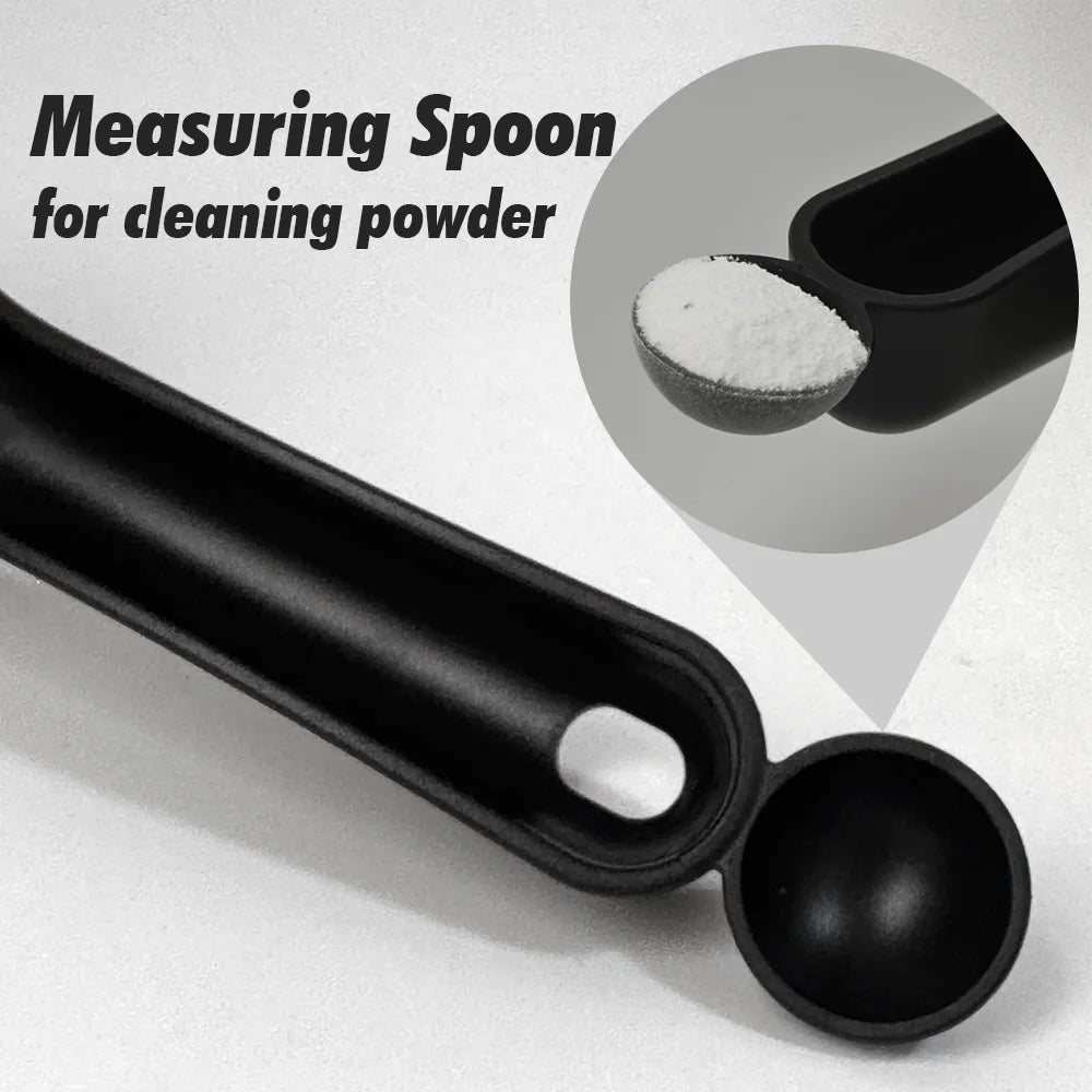 Portafilter cleaning brush scrubbing shower screen on home espresso machine