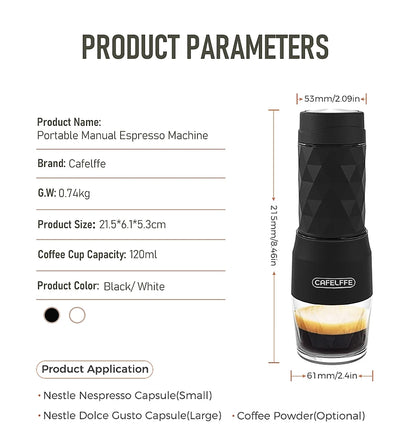 Dejess 3-in-1 coffee maker colour options and variants displayed on clean white background