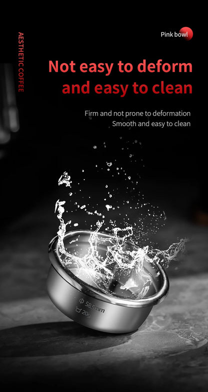 BINCOO Precision High Extraction Matrix Basket Filter，Micro Sieve Filter Basket Stainless Steel Portafilter Basket for 51/58.5mm