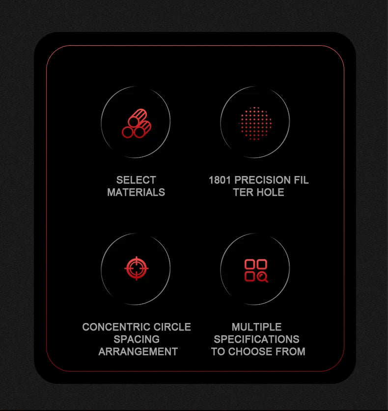 BINCOO Precision High Extraction Matrix Basket Filter，Micro Sieve Filter Basket Stainless Steel Portafilter Basket for 51/58.5mm