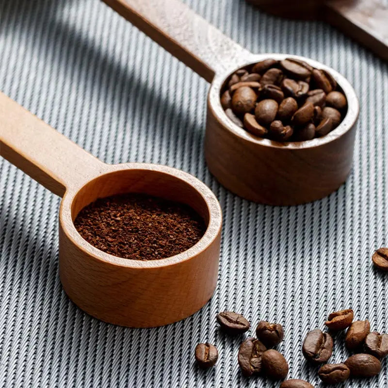 Black Walnut Coffee Measuring Spoon,Solid Wood Measuring Spoon,Several Spoons,Coffee Milk Powder Quantitative Spoon,Gram Spoon ﻿