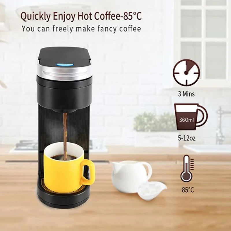 кофемашина cafe K- CUP Drip Coffee Maker Capsule Electric Travel Capsule Coffee Machine Ground Coffee Italian