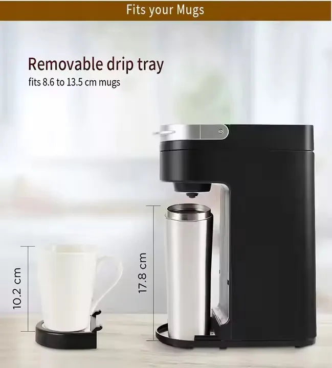 кофемашина cafe K- CUP Drip Coffee Maker Capsule Electric Travel Capsule Coffee Machine Ground Coffee Italian