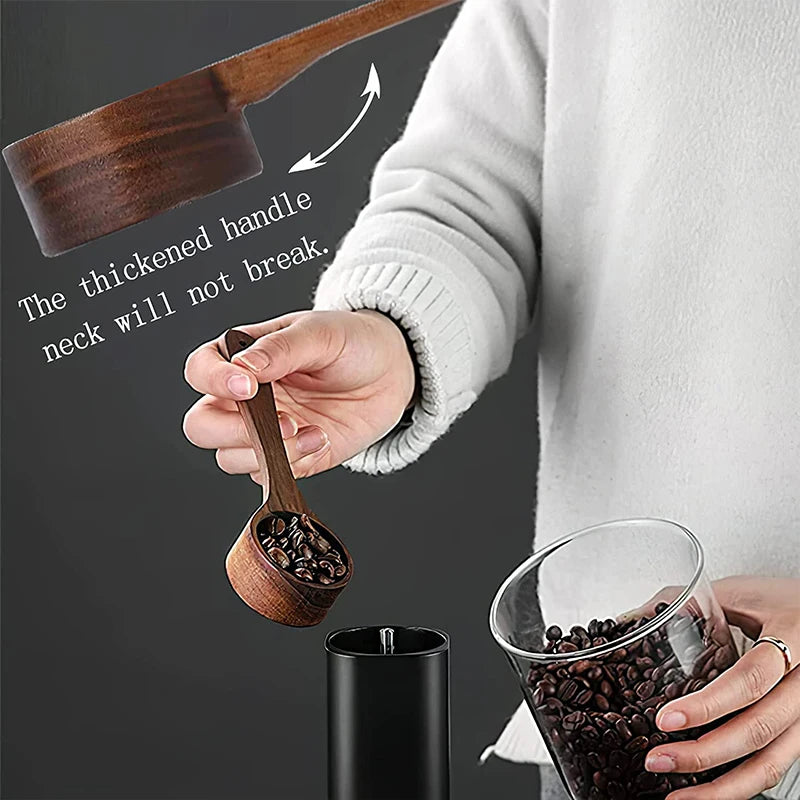 Wooden Measuring Spoon Set Kitchen Measuring Spoons Tea Coffee Scoop Sugar Spice Measure Spoon Measuring Tools for Cooking Home