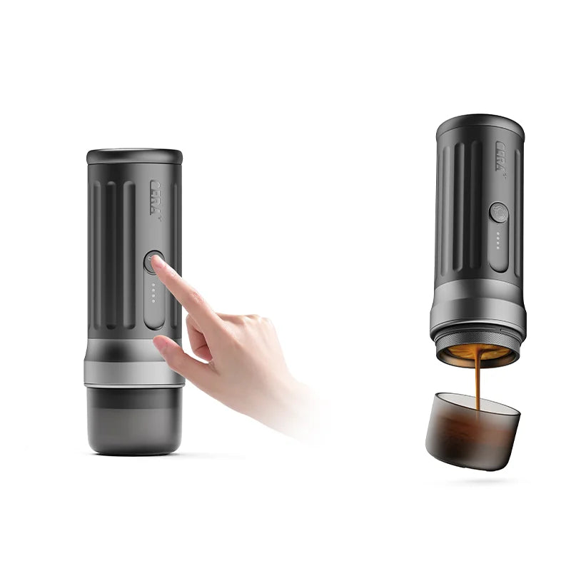 Dejess PCM03S MAX espresso coffee machine front view stainless steel finish on kitchen counter