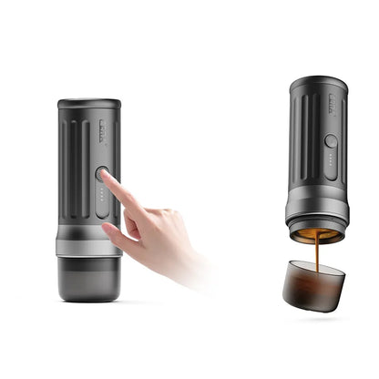 Dejess PCM03S MAX espresso coffee machine front view stainless steel finish on kitchen counter