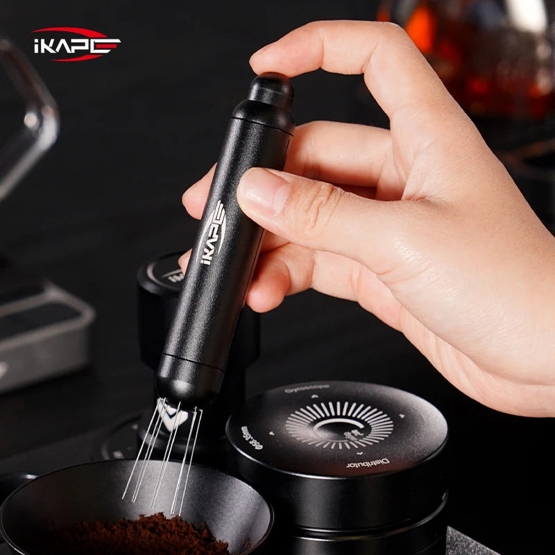 IKAPE WDT Tool,Magnetic Espresso Powder Distributor, Professional Barista tools,Retractable Telescopic coffee accessory