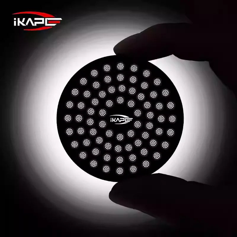 IKAPE V2 Puck Screen 58mm precision espresso filter screen on white background