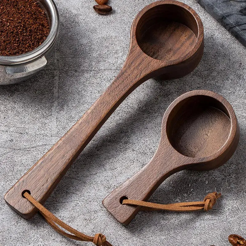 Black Walnut Coffee Measuring Spoon,Solid Wood Measuring Spoon,Several Spoons,Coffee Milk Powder Quantitative Spoon,Gram Spoon ﻿