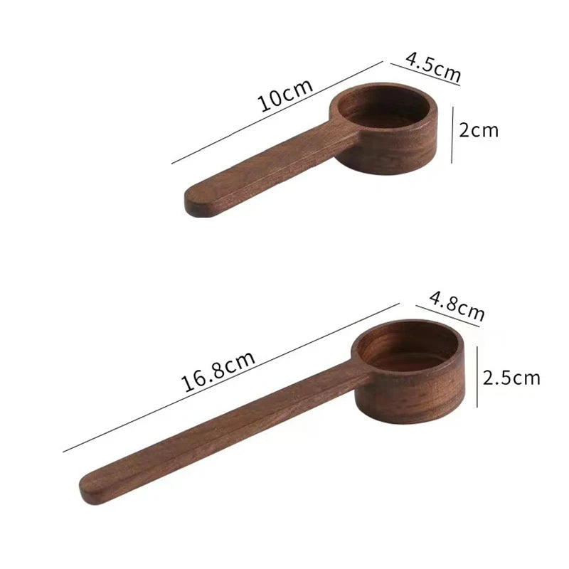Wooden Measuring Spoon Set Kitchen Measuring Spoons Tea Coffee Scoop Sugar Spice Measure Spoon Measuring Tools for Cooking Home