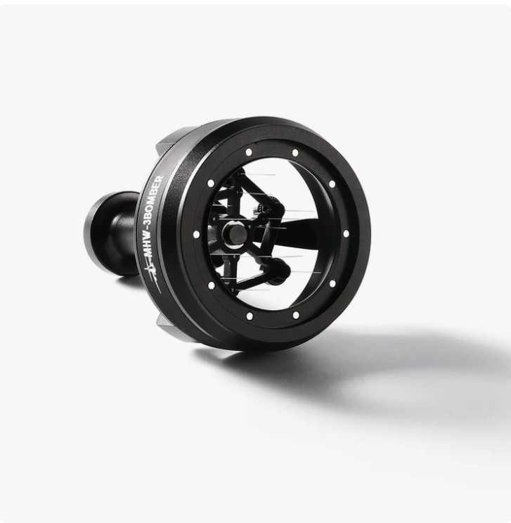 MHW Cyclone WDT tool 51mm needle head close-up showing 14-needle concentric distribution pattern