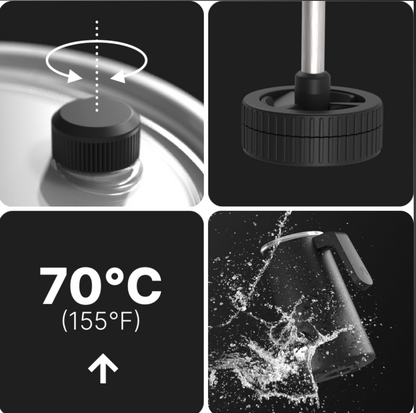 Subminimal NanoFoamer PRO GEN-2 Automatic Milk Frother – Café-Quality Microfoam for Lattes & Cappuccinos