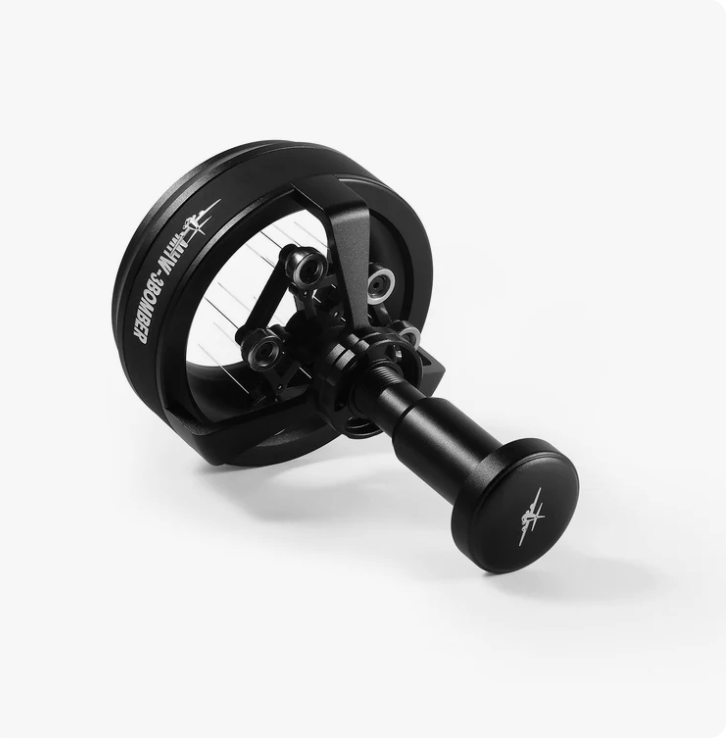 MHW Cyclone WDT tool 51mm full product view showing CNC-machined aluminium handle and stainless steel needles