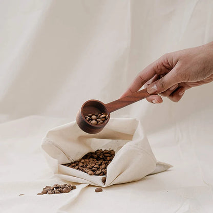 Wooden Measuring Spoon Set Kitchen Measuring Spoons Tea Coffee Scoop Sugar Spice Measure Spoon Measuring Tools for Cooking Home