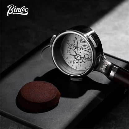 BINCOO Precision High Extraction Matrix Basket Filter，Micro Sieve Filter Basket Stainless Steel Portafilter Basket for 51/58.5mm