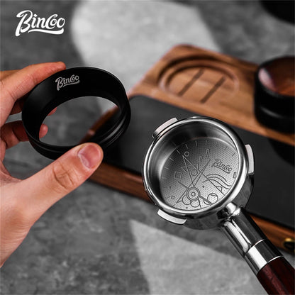 BINCOO Precision High Extraction Matrix Basket Filter，Micro Sieve Filter Basket Stainless Steel Portafilter Basket for 51/58.5mm