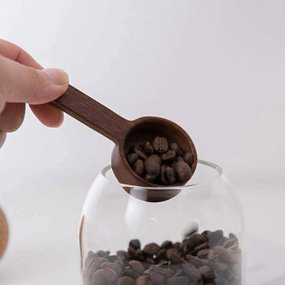 Wooden Measuring Spoon Set Kitchen Measuring Spoons Tea Coffee Scoop Sugar Spice Measure Spoon Measuring Tools for Cooking Home