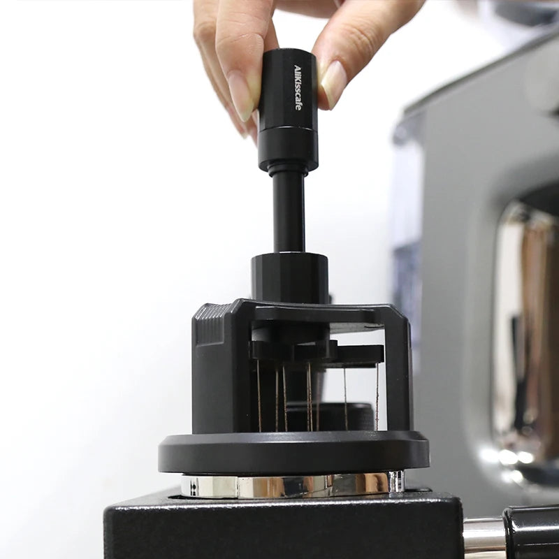 WDT Espresso Needle Distributor – Magnetic, Adjustable Depth, 51/54/58mm Barista Tool