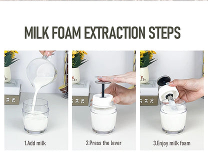 Step-by-step brewing guide showing how to use Dejess 3-in-1 portable espresso maker
