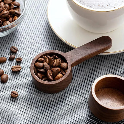 Black Walnut Coffee Measuring Spoon,Solid Wood Measuring Spoon,Several Spoons,Coffee Milk Powder Quantitative Spoon,Gram Spoon ﻿