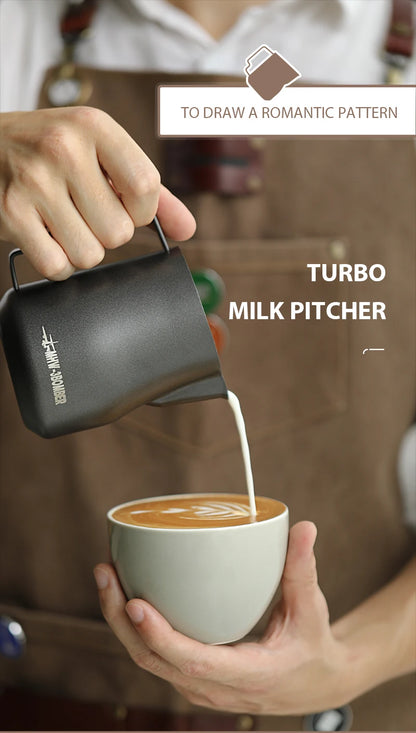 MHW-3BOMBER stainless steel milk jug mirror polished finish front view