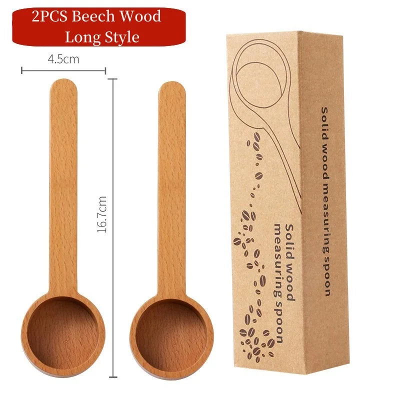 Black Walnut Coffee Measuring Spoon,Solid Wood Measuring Spoon,Several Spoons,Coffee Milk Powder Quantitative Spoon,Gram Spoon ﻿