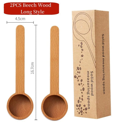 Black Walnut Coffee Measuring Spoon,Solid Wood Measuring Spoon,Several Spoons,Coffee Milk Powder Quantitative Spoon,Gram Spoon ﻿