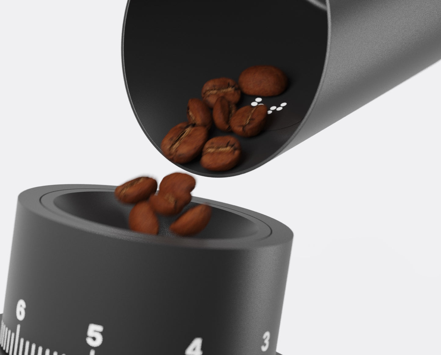Subminimal brand Subscale precision scale front face minimal product shot