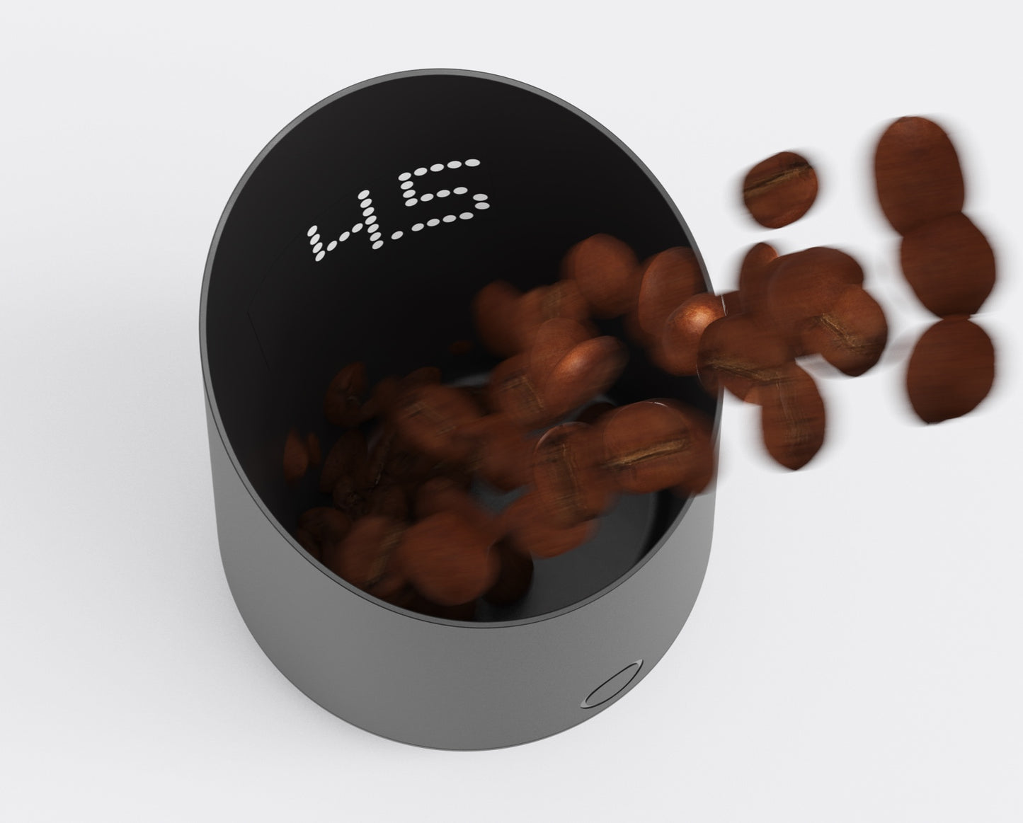 Subminimal Subscale bean scale product flatlay with coffee accessories and espresso setup