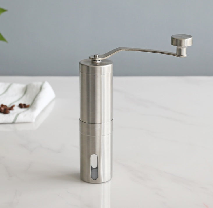 Coffee Bean Grinder Manual Silver-0