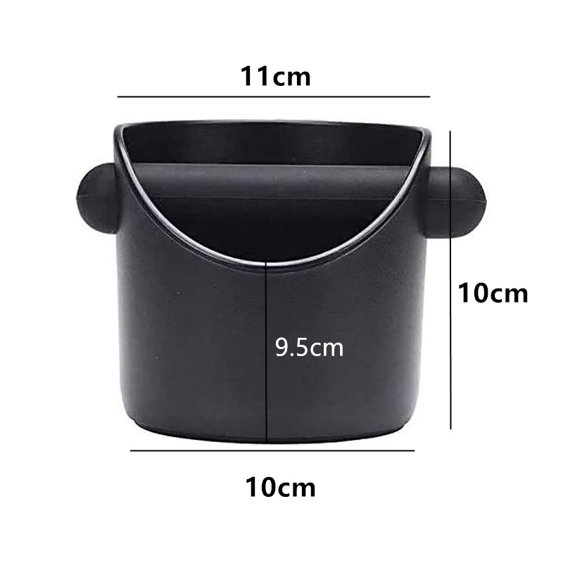 Coffee Knock Box Espresso Grounds Bin with Non Slip Base and Rubber Knock Bar 550ml-2