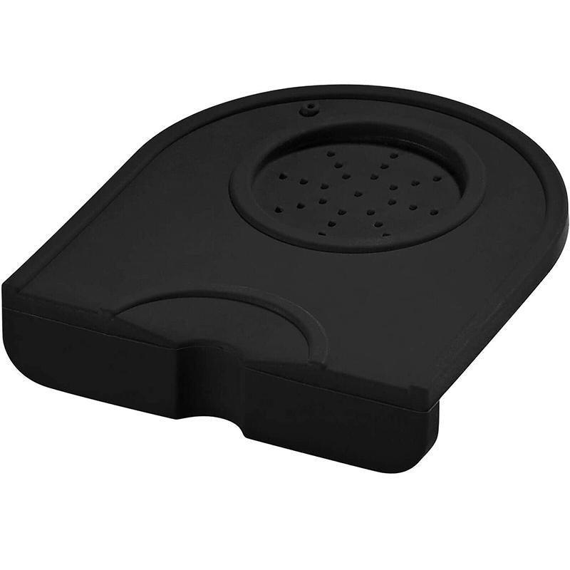 Silicone Coffee Tamper Mat Non Slip Corner Tamping Pad for Espresso Station 14x12.5cm-1