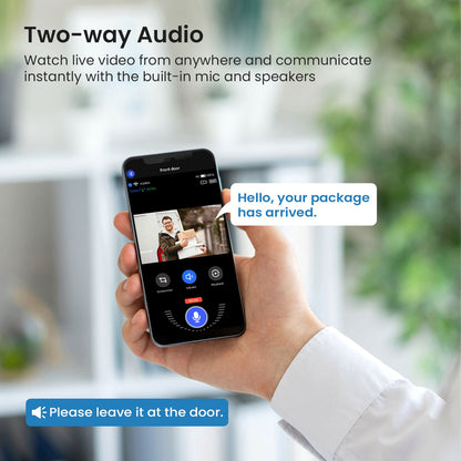 P50 Purple 1080P Wireless Video Doorbell Camera with USB Chime Smart WiFi Security System 2-Way Audio Night Vision Motion Detection IP65 Waterproof